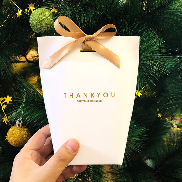 

jv84gift wrap thank wedding birthiday you party favours bags handmade item bag candy jewelry necktie packaging foldable box