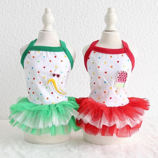 

dog apparel dot fruit pet cat party wedding dress tutu skirt summer girl puppy costume hoodie shirt vest clothes for chihuahua yorkie1