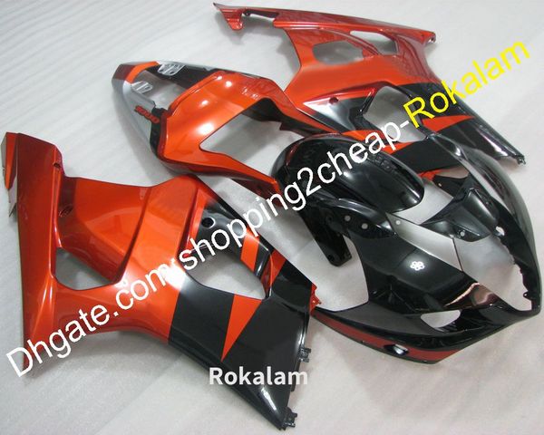 

motorcycle parts fairings for suzuki 2003 2004 gsxr1000 gsx-r1000 k3 03 04 gsxr 1000 orange black fairing (injection molding)