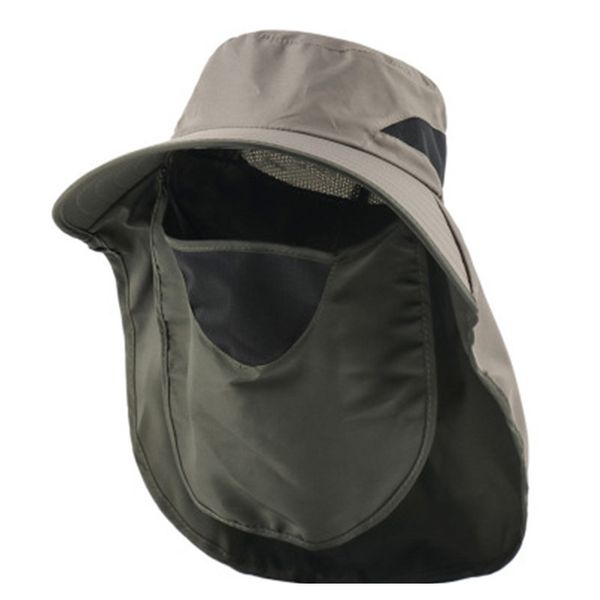 

fly flaby sun hat складной открытый восхождение рыбак шляпа уф защита от солнечных шляпы большие карнизы регулируемый человек cap для man jl