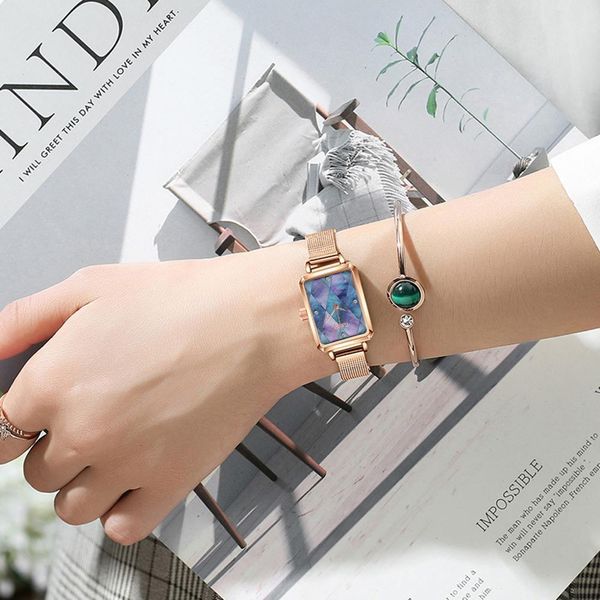 

gaiety brand watch for women luxury unique design pattern dial ladies watch rose gold quartz clock women watch zegarek damski, Slivery;brown