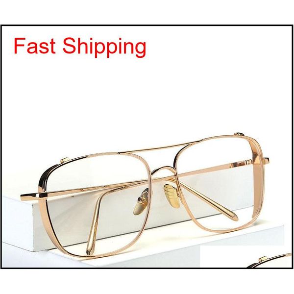 

gold glasses frames for men brand optical glasses women frames clear transparent eye glasses metal frame square eyegla qylbte bdehome, Black