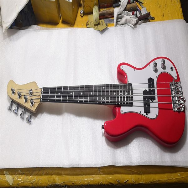 

mini phoenix wood 4 strings electric guitar bass