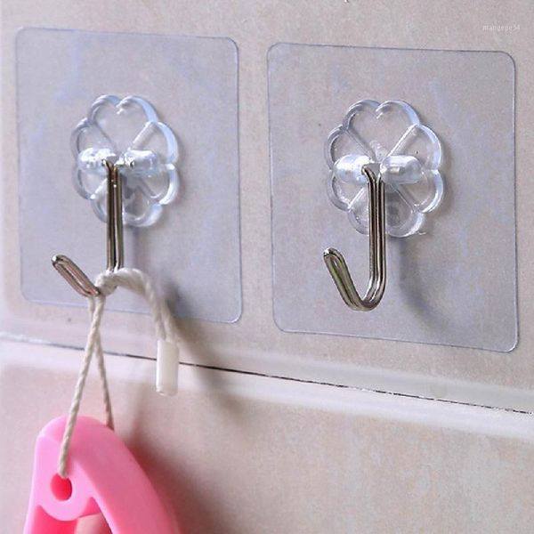 

magic nail transparent adhesive hook non trace hook toilet bathroom strong adhesive1