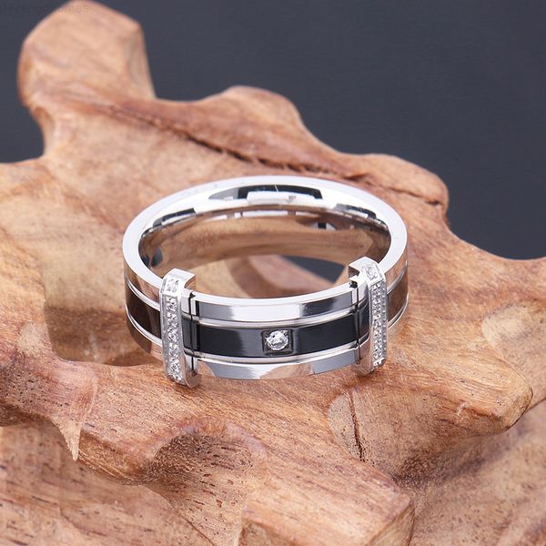 

fashion charm elegant wedding bands,titanium mens cubic zirconia stainless steel ring for men jewelry, Slivery;golden