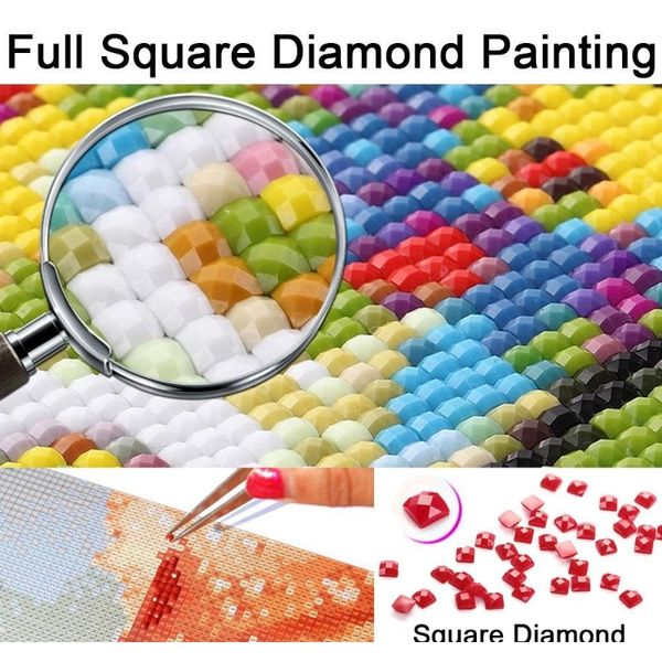 

full square/round drill 5d diy diamond painting "christmas snow house" 3d embroidery cross sti jllalo sinabag