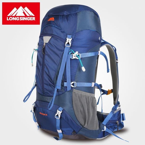 

outdoor bags longsinger backpack professional mountaineering bag 60l vlsivery large capacity travel backpack1