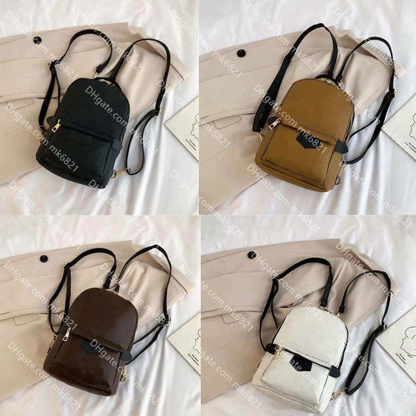 

new style mini backpack luxury designers backpacks women mini shoulders bag lady leather school bag back pack fashion mobile phone purse