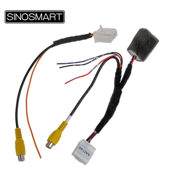 

sinosmart c16 connection cable for ix25 / kia k4 reversing camera to oem monitor without damaging the car wiring