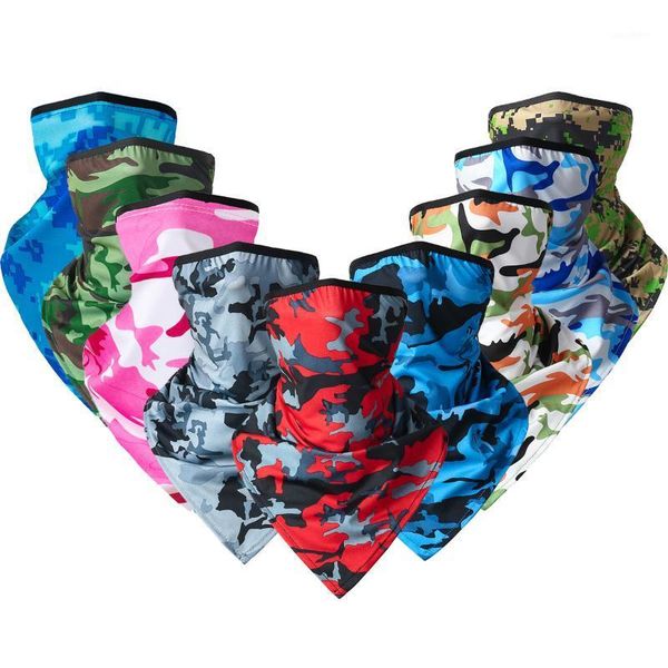 Radfahren Caps Masken Multifunktionale Magic Schal Halsrohr mit Ohrschlaufen Outdoor Angeln Wandern Gesicht Kopf Wrap Abdeckung Bandana Stirnband Maske