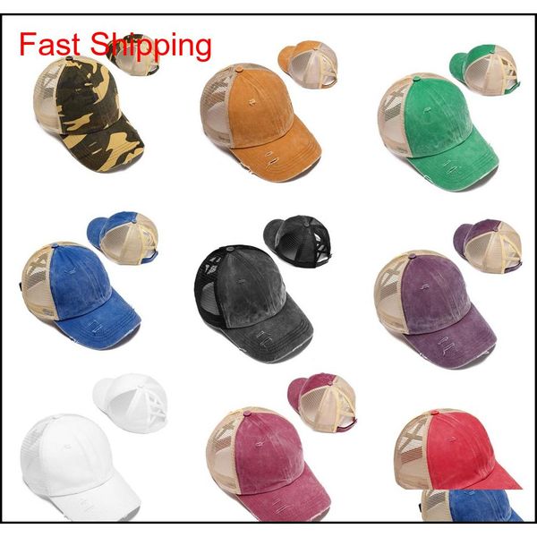 

plain solid ponytail baseball cap messy buns hat trucker pony caps visor cap dad hat mesh summer outdoor snapbacks women ponytail m1, Black;white