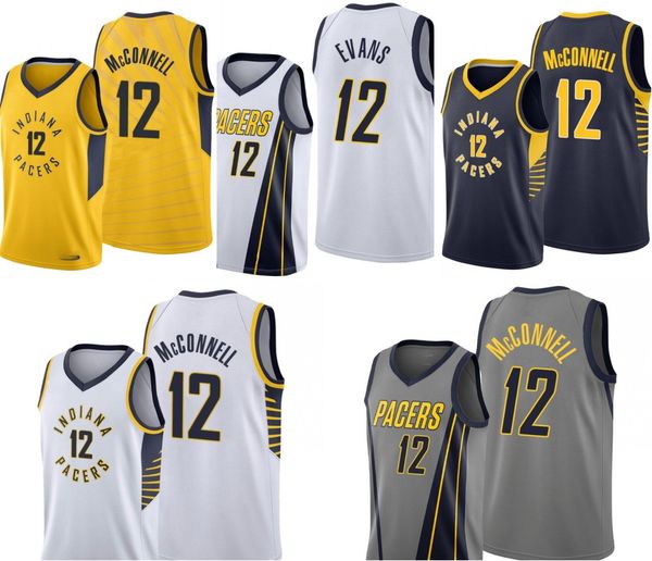 

indiana pacers men tyreke evans basketball jersey, Black