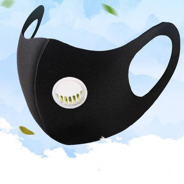 

k ice silk mask cotton n with aspirator valve breathing washable reusable fans protective mouth cover designer face 95 44