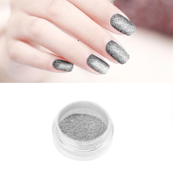 

nail glitter mirror silver pigment powder shine smooth diy art decoration chrome dust 1g, Silver;gold