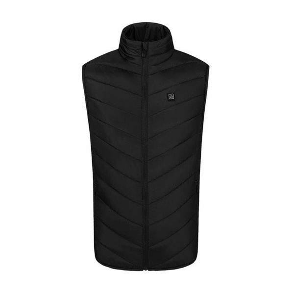 

outdoor t-shirts 8 areas heated vest jacket usb men winter electrical sleevless fishing hunting waistcoat hiking, Gray;blue