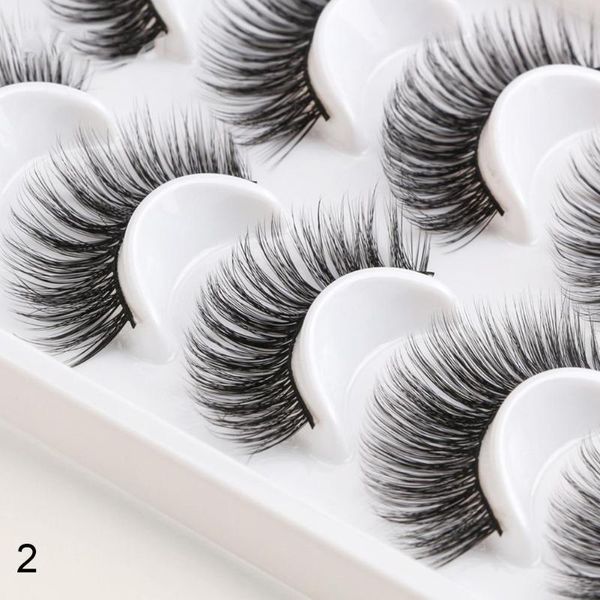 

14 pairs faux sable hair long thick eyelashes extension cosmetics makeup tool