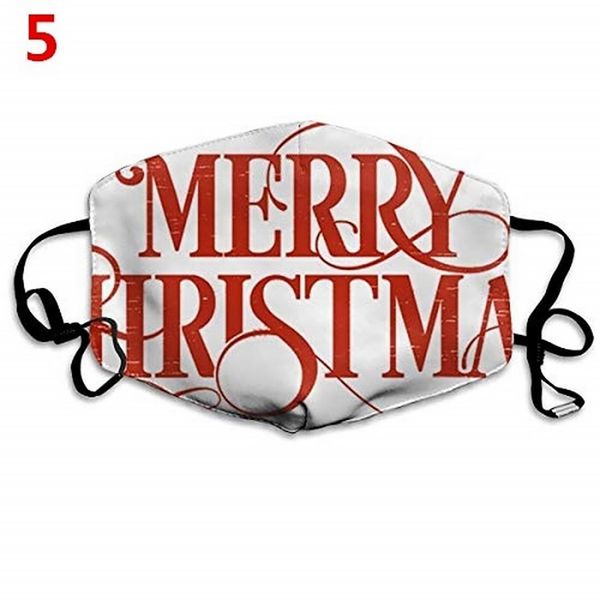 

santa claus/snowman print mask christmas decoration washable breathable mask 2021 new year xmas gift 2020 face snowflake wmtklk comb2010