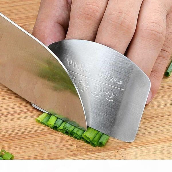 

нержавеющая сталь кухни finger протектор для рук cut safe guard нож инструмент нож для резки овощей защита кухонные принадлежности