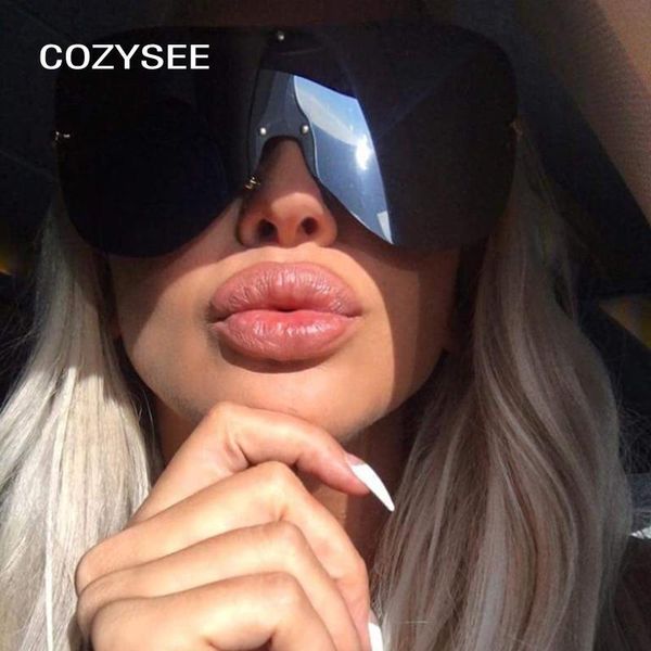 

sunglasses steampunk retro oversize metal frame men women polarized brand glasses plus size designer fashion male female shade, White;black
