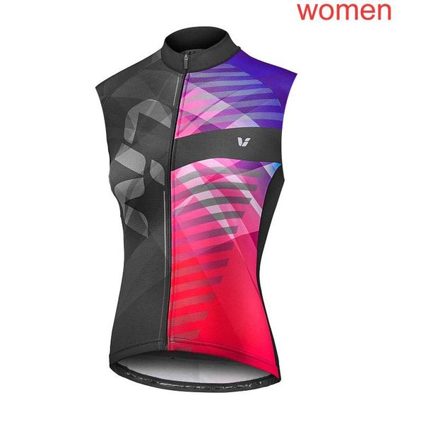 2021 Womens Liv Team Cycling Jersey Gilet Summer Summer Senza maniche Camicia per biciclette MTB Bici Abbigliamento da corsa Top Sport Uniform Y21020802