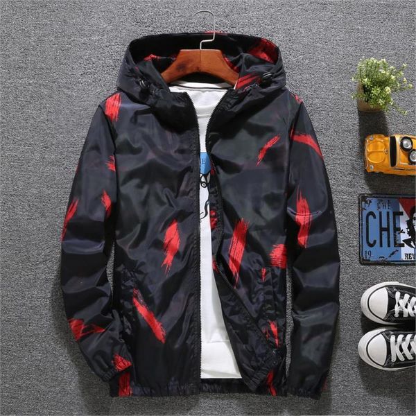 

men windbreaker jacket autumn fashion jacket coats hooded casual jackets male coat thin coat outwear, Black;brown