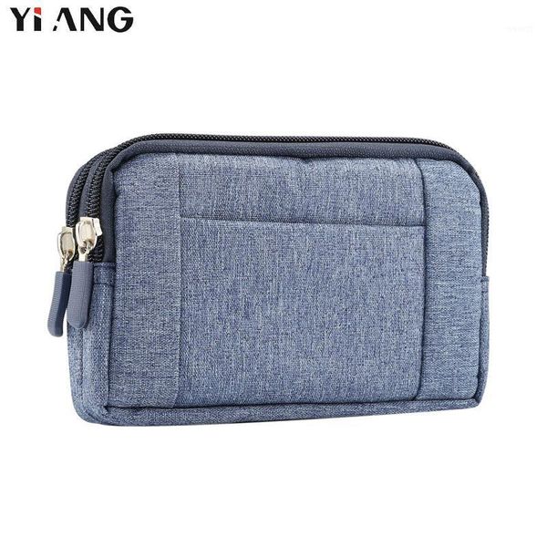 

waist bags yiang casual fanny pack for women men bag cowboy cloth waistbag phones belt zipper pouch packs xl l s size1