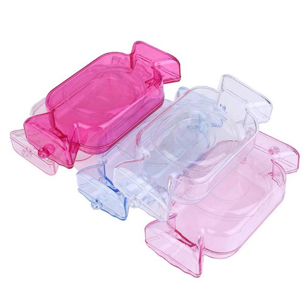 

false eyelashes 1pcs 3d eyelash packaging box candy shape empty acrylic lash package case design