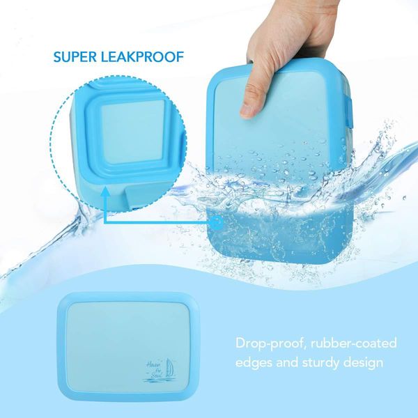 

портативная школьная ланч-коробка детская ланч-коробка дети с отсеком микроволновый bpa бесплатный обед bento box еду контейнер wmtxpb bdega