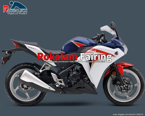 FACAÇÕES PARA HONDA CBR250R MC41 CBR 250 R 2012 2012 2013 2014 CBR250 R 11-14 Moldagem de injeção de kit de carrocerias de carenagem de abos multicolorida