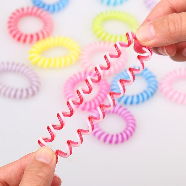 

двойная полоска мода милые конфеты цвет волос ювелирные изделия повязки повязки телефонные линии для волос для волос для женщин ленты волос, Silver