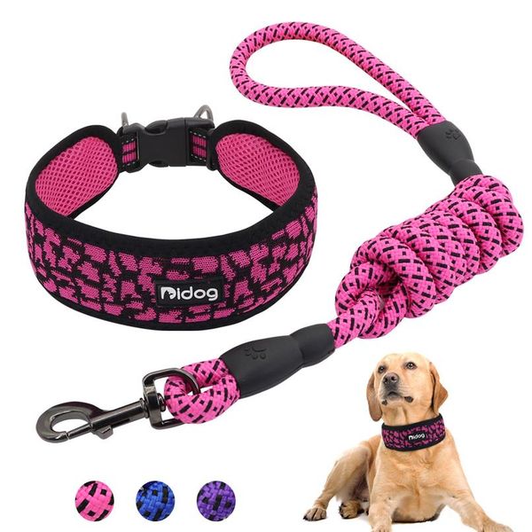 

breathable nylon mesh dog collar harness walking training pet puppy dog leash for small medium large dogs pitbull pet wmtklj