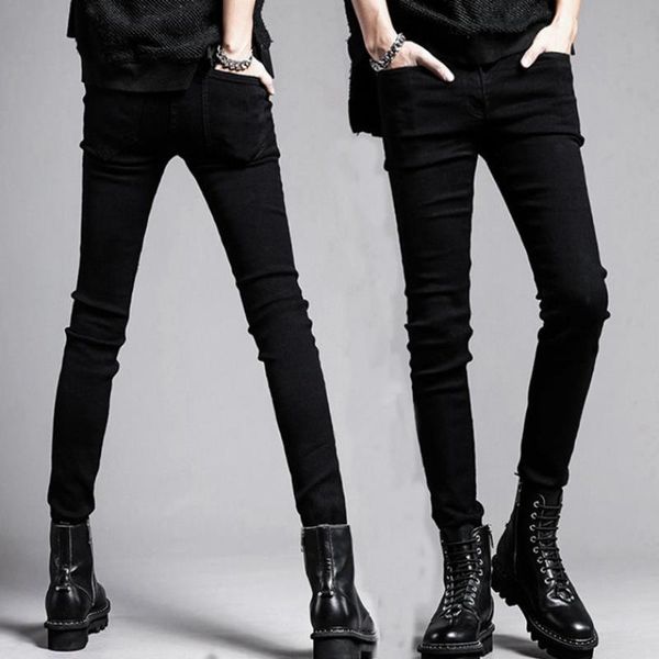 

men's jeans men classic jean homme pantalones hombre mannen soft black biker masculino denim overalls mens pants, Blue