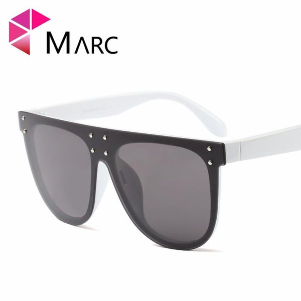 

plastic goggle brand gray oculos classic women marc black wrap oversized sunglasses polycarbonate eyewear cigjq, White;black