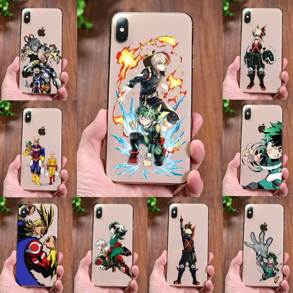 

sejapane animation my hero institute a tpu silicone mobile phone case vip 11pro 8 7 6 plus 5 s se xr xs maximum 10 joulvgt