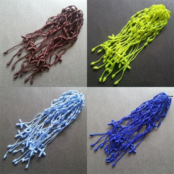

18 colors rosary bracelet nylon weave cross adjustable red lucky rope silk thread handmade jewelry accessories 0 55db m2, Red;brown