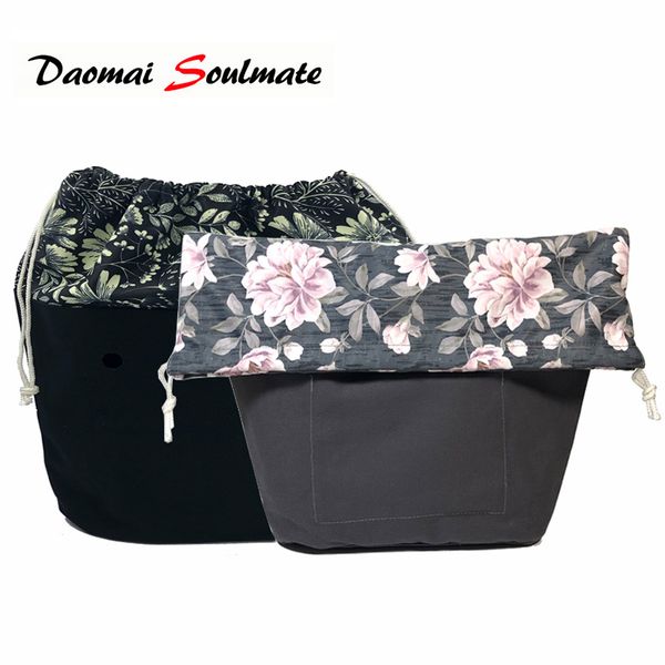 

new mini classic string waterproof canvas lining pocket interior inserts inner for obag o bag eva bag women handbag accessories c1123