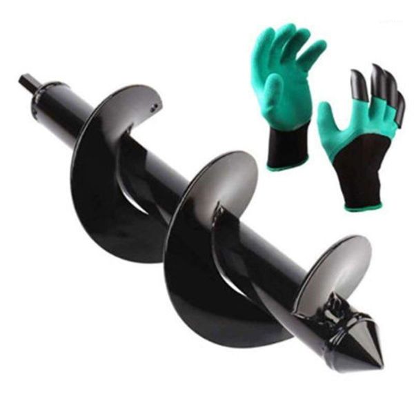 

1pcs earth auger hole digger tools planting machine drill bit fence borer petrol post hole digger garden tool fast shipping1