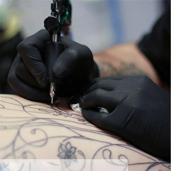 

black disposable latex cleaning for food rubber nitrile gloves universal household garden wholesaleoutlet1x8ooutletefxh