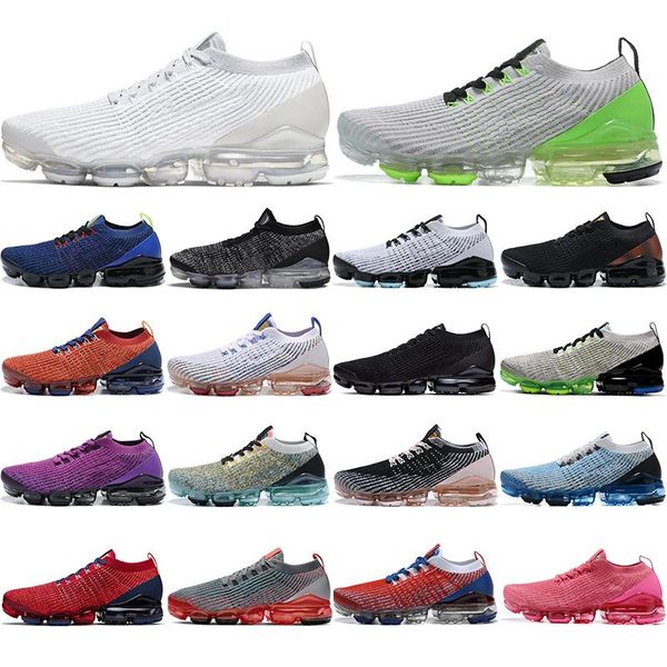 

2021 mens running shoes fly 3.0 oreo black pink purple multi-color triple white south desert sand vivid sunset tint women trainer eur36-45