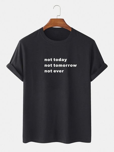 

men slogan graphic tee n3ql#, White;black