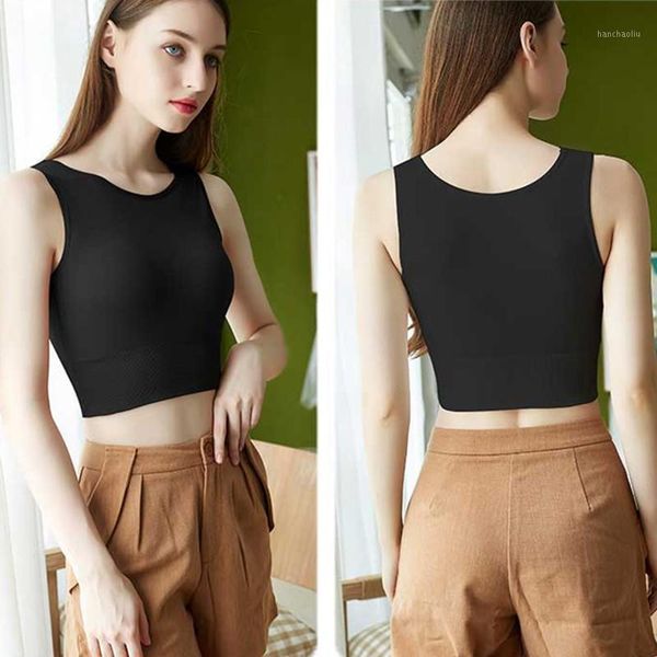 

women fashion sport bra underwear seamless fitness yoga shirts high elastic breathable vest cotton padded sportswear h1, White;black