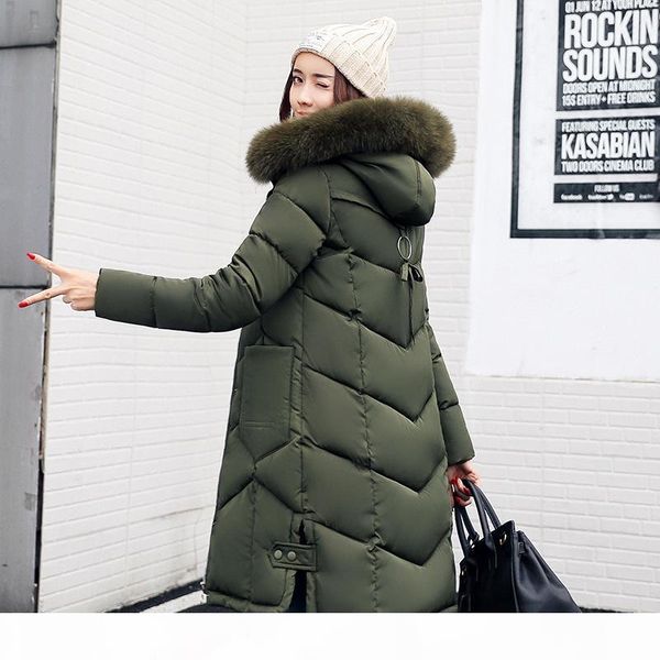 

зимние куртки с капюшоном женщины пальто зима parka для женщин длинное пальто сохраняйте теплые женские куртки parka snow, Black