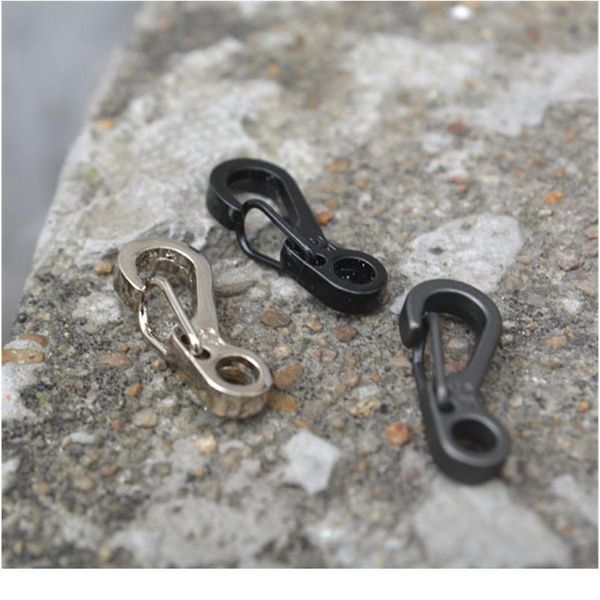 

mini sf spring backpack clasps rock climbing carabiners edc keychain camping bottle hooks paracord tactical survival ge qyligl