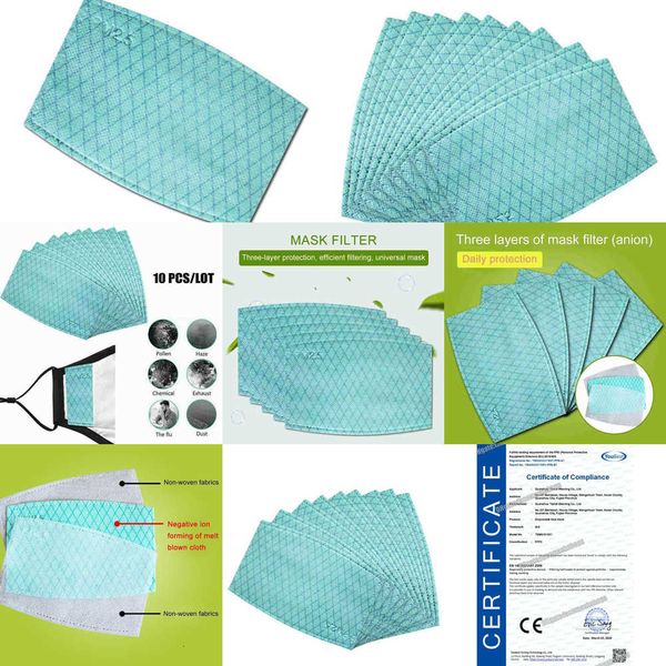 

anti filter dust 50pcs pm2.5 anion paper anti haze mouth mask anti dust mask filter paper healt 71pe71pe 6qxs