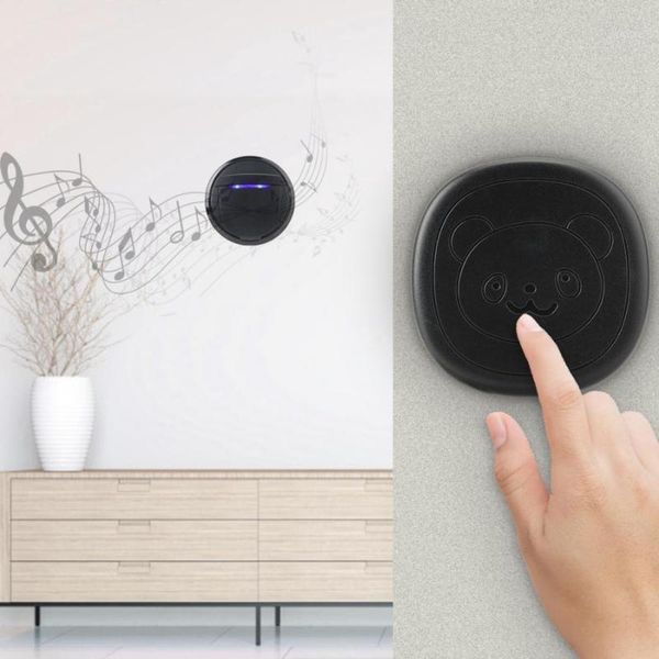 

2 transmitters 1 receiver camera wireless waterproof touch button dog training door bell sos caller1