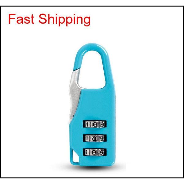 

mini padlock suitcase stationery code lock outdoor travel code lock 7 color security an qylhif dh_seller2010