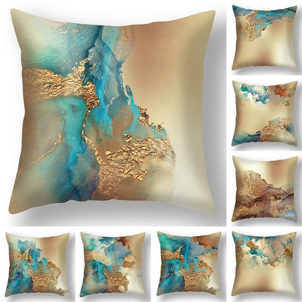 

nordic geometric abstract simple home printing cushion cover polyester pillow case home decorative pillows cover for sofa car