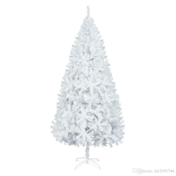 

7ft white christmas tree w/stand xmas holiday season decor indoor outdoor new