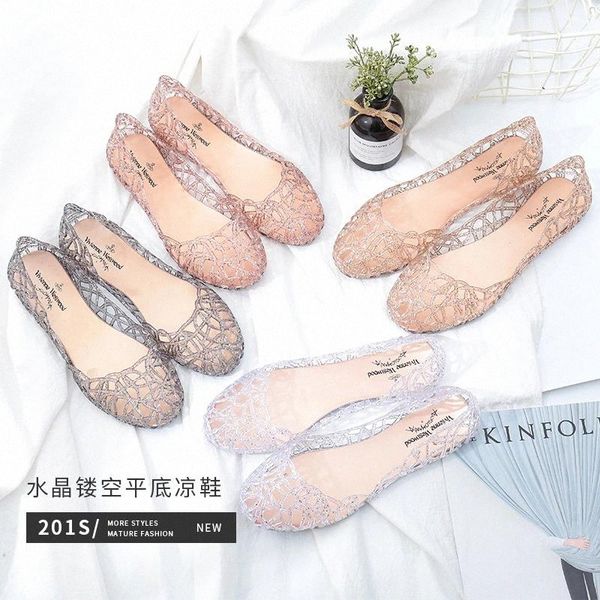

new summer fashion casual sandals women's baotou hollow holes women's shoes non-slip breathable hole shoes #gy60