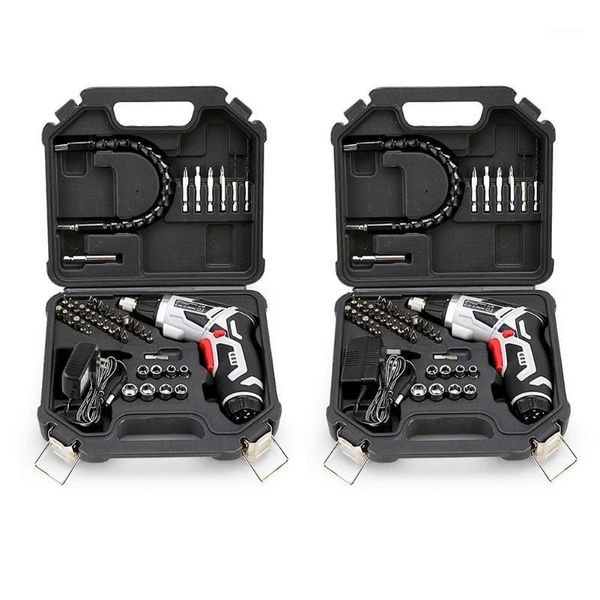 

multifunctional electric screwdriver handheld cordless rechargeable drill power tools with light hand wrench tools set1